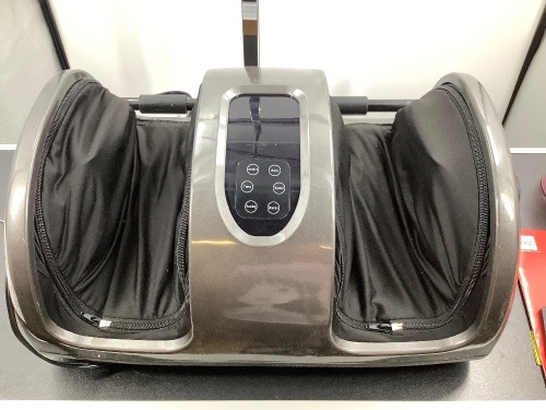 Reflexology Shiatsu Foot Massager w/ High-Intensity Rollers, Powers On, Appears New - Lot 265