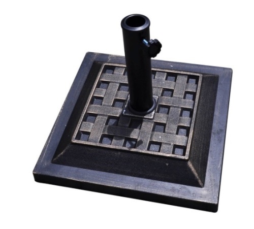 17.5" Heavy Duty Square Umbrella Base Stand, Ecommerce Return - Lot 444