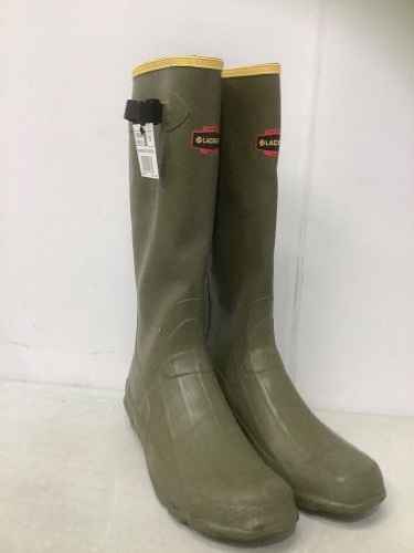 Mens 18" Rubber Waterproof Boots, Size 12 - Lot 18