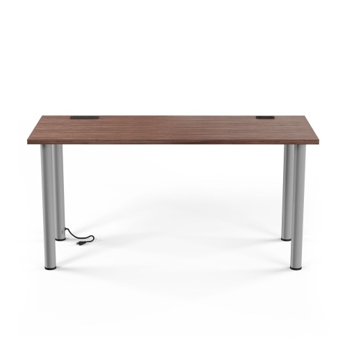60" Powered Computer and Writing Desk - Lot 23