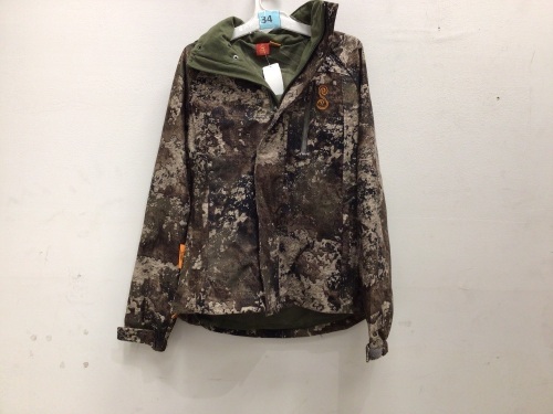 Womens Camouflage Hooded Jacket, Size S - Lot 34