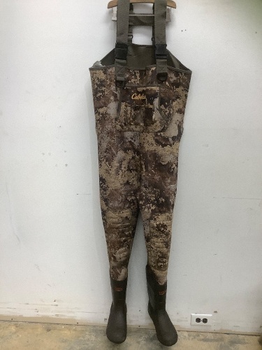 Mens Neoprene Boot-Foot Waders, Size 9R - Lot 61