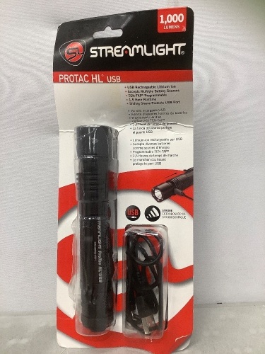 1000 Lumen USB Rechargable Tactical Light - Lot 70