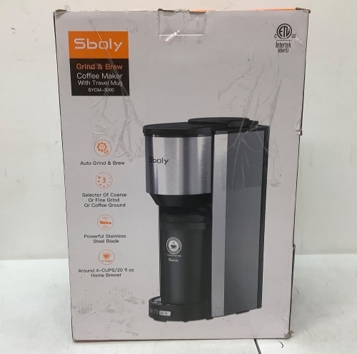Grind & Brew Coffee Maker w/ Travel Mug - Lot 75
