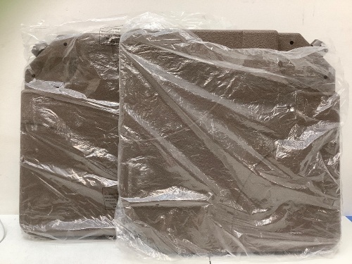 BCP, SKY6265, 4-Piece Cantilever Offset Patio Umbrella Stand Square Base Plate Set, Brown - Lot 288