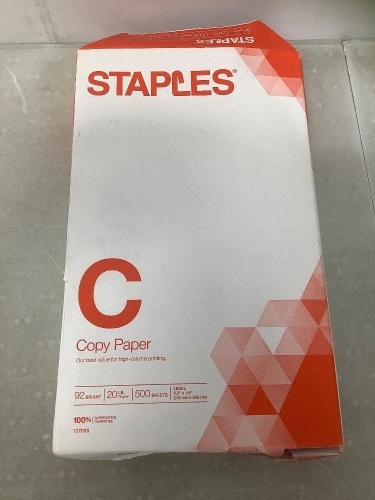 Lot of (5) Reams 8.5"x14" Legal Copy Paper - Lot 423