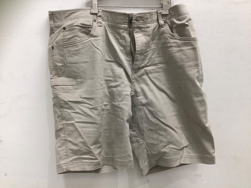 Mens Khaki Shorts, Size 38 - Small Stains - Lot 531