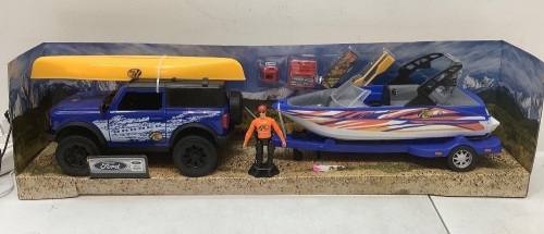 Ford Bronco Wake Boat Adventure Play Set - Lot 259