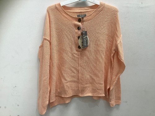 Womens Long Sleeve Henley Shirt, Size M - Lot 240