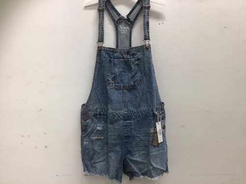 Womens Overall Shorts, Size XL - Strap Torn - Lot 388