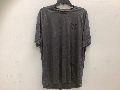 Under Armour, Men's The Tech Tee, Short Sleeve, Large, Hole In The Sleeve - Lot 404