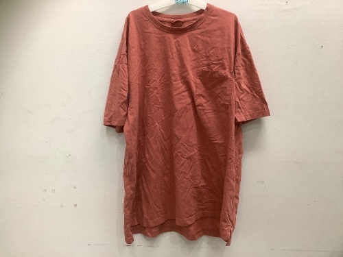 Red Head, Men's Short Sleeve Tee W/ Pocket, Red, 2XL, Defective - Bad Stitch - Lot 269