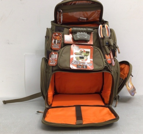 Wild River Tackle Tek Nomad Lighted Tackle Backpack - 2 Boxes Damaged - Lot 21