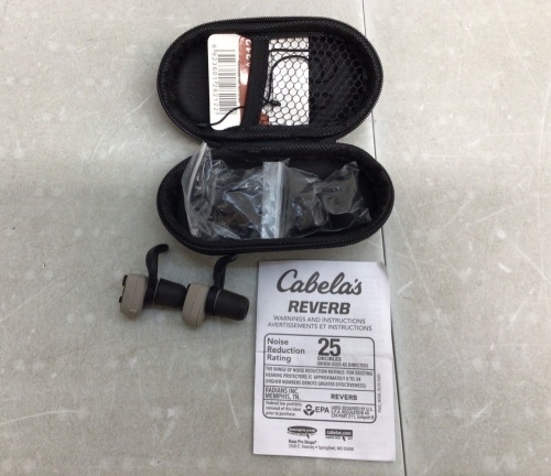 Reverb Electronic Ears, 25 Decible Noise Reduction - Lot 68