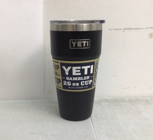 26 oz. Insulated Rambler Cup - Missing Straw - Lot 204