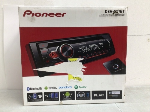 In-Dash Single DIN CD Receiver with Bluetooth - Lot 318