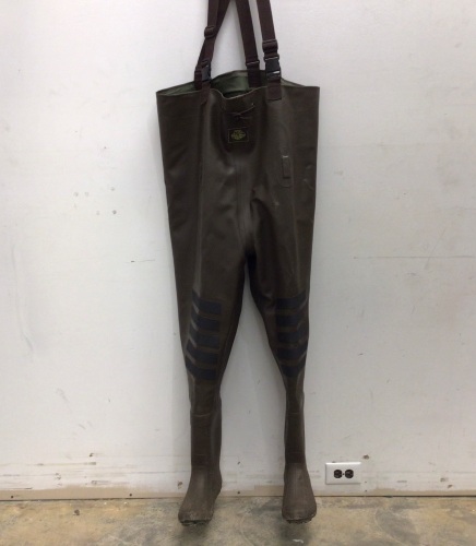 Mens Boot Foot Chest Waders, Size 10 - Lot 548