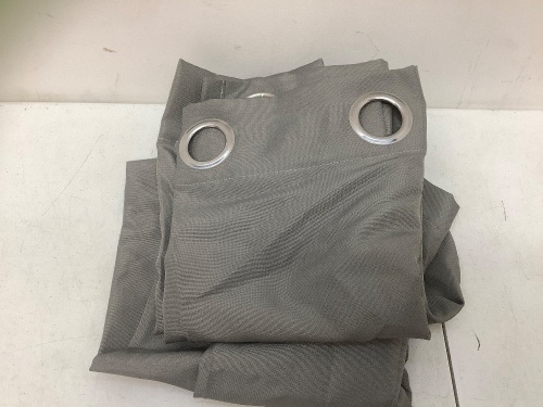 BONZER Curtain Panel, Gray - Lot 160