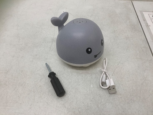 3D Water Spraying Whale For Bathtub, Rechargable Battery, Lights Up - Lot 271