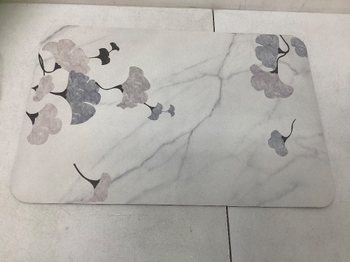Table Mouse Pad, 23.5" x 15.5", Floral/Marble - Lot 150