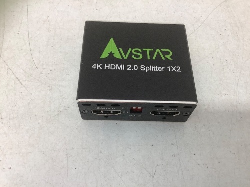 Avstar 1x2 HDMI 2.0 Splitter Scaler - Lot 188