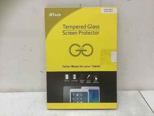 JETech, Tempered Glass Screen Protector, for iPad 2018 / 2017 / Air 2 / Air 1 / Pro 9.7 - Lot 356