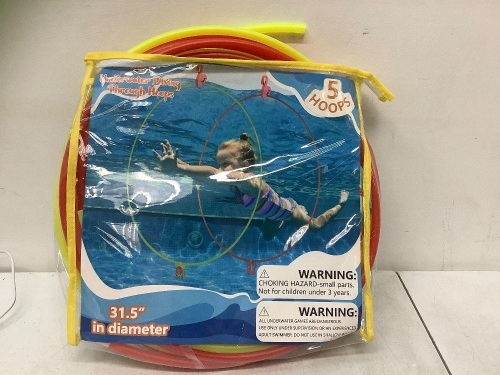 Underwater Diving Through Hoops, 5 Hoops, 31.5" - Lot 462