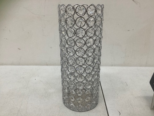 Crystal Dried Flower Vase, New - Lot 492