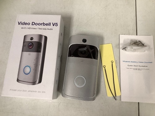 Wireless Video Doorbell, Untested, E-Comm Return - Lot 598