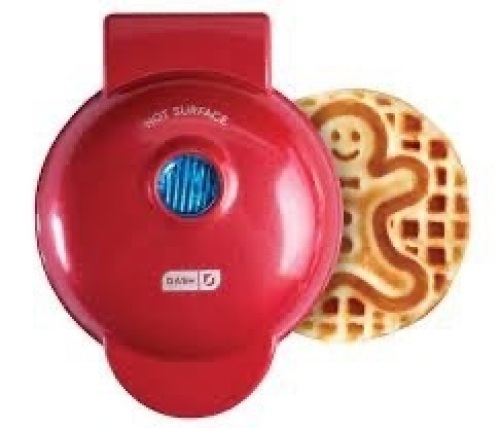 Gingerbread Man Mini Waffle Maker - Lot 4212