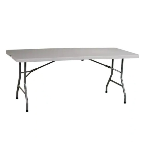 6 ft. Folding Center Fold Resin Table - Lot 4197
