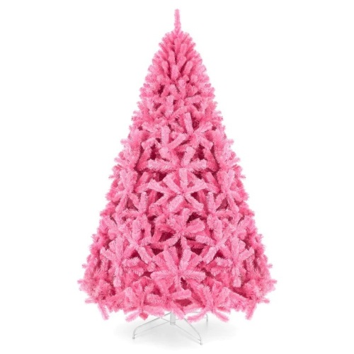 Pink Artificial Fir Christmas Tree w/ Foldable Stand - Lot 4259