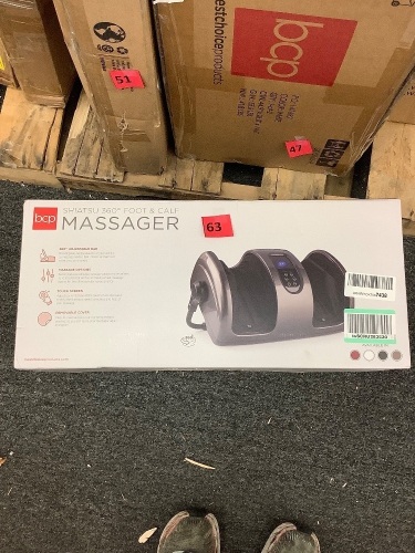 Reflexology Shiatsu Foot Massager w/ High-Intensity Rollers, Remote Control - Lot 63