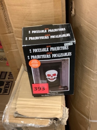 Skull 2 Focusable Projectors - Lot 393