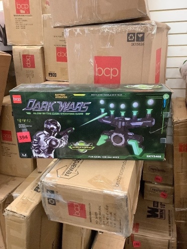 Glow-in-the-Dark Floating Target & Gun Set w/ 24 Darts, 20 Targets - Lot 394