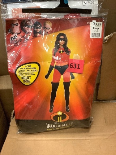 Adult Large Mrs Incredible Costume - Lot 631