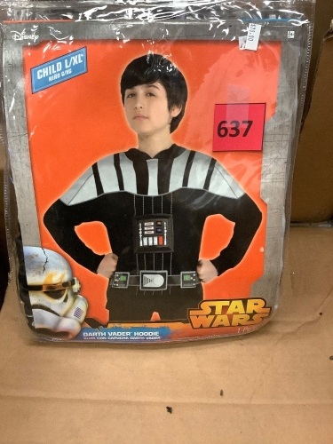 Child L/XL Darth Vader Hoodie - Lot 637