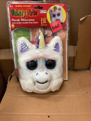 6+ Feisty Pets Mask - Lot 640