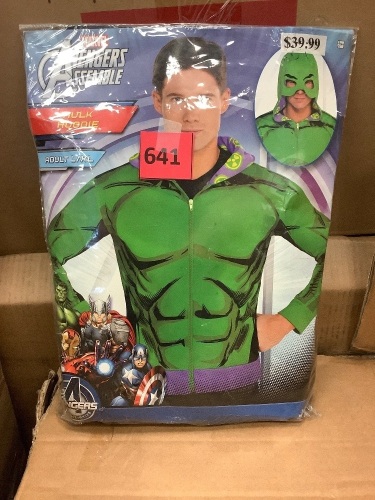Adult L/XL Hulk Hoodie - Lot 641