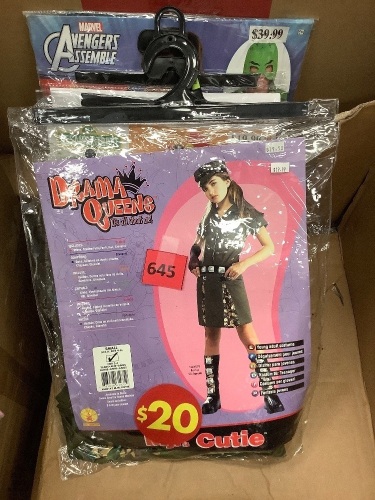 Child Small 4-6 Drama Queen Costume - Lot 645
