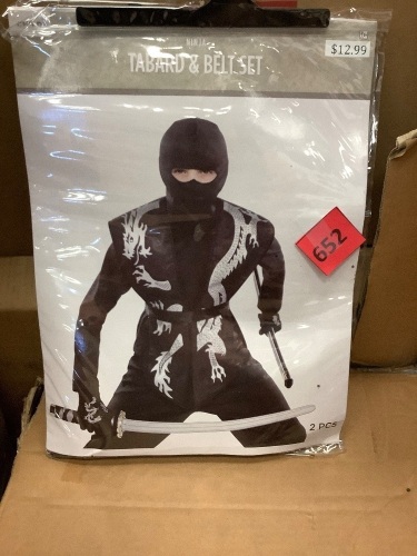 Child Ninja Costume Set - Lot 652