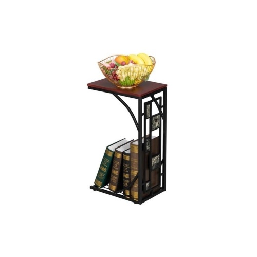 C-Shape Sofa Side Table Snack Table Console Stand End Table - Lot 673