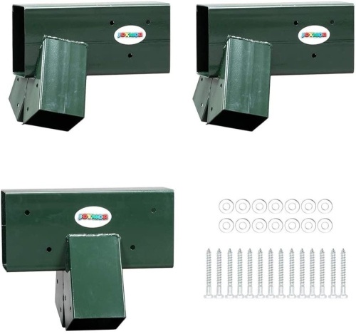 A-Frame Frame Swing Set Heavy Duty Brackets DIY Swing Set Parts Green - Lot 690