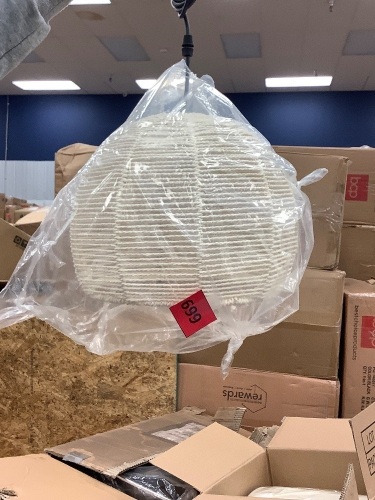 Woven Lamp Shade - Lot 699
