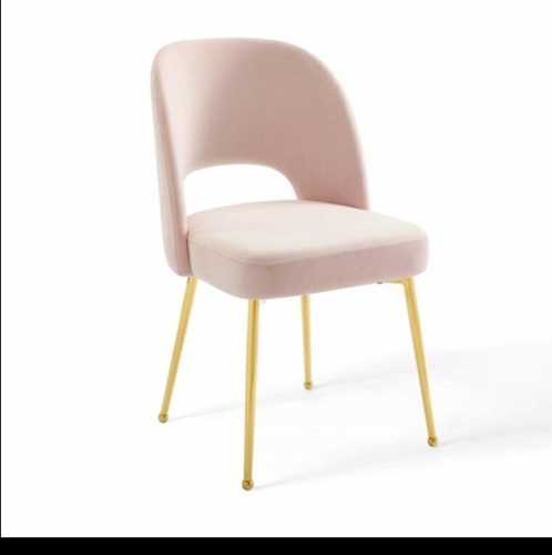 Modway Rouse Dining Side Chair in Pink, Like New, Retail - $214 - Lot 22