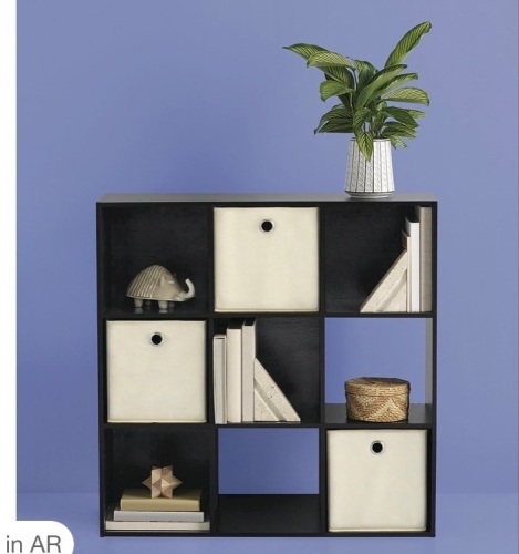 11" 9 Cube Organizer Shelf Espresso - Room Essentials, Like New, Retail - $50 - Lot 107