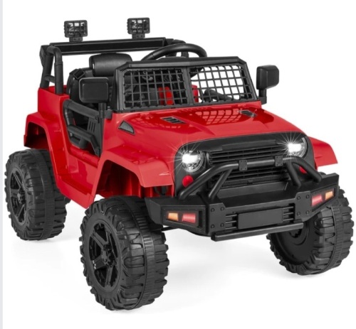 12V Kids Ride-On Truck Car w/ Parent Remote Control, Spring Suspension, Like New, Retail - $219.99 - Lot 154