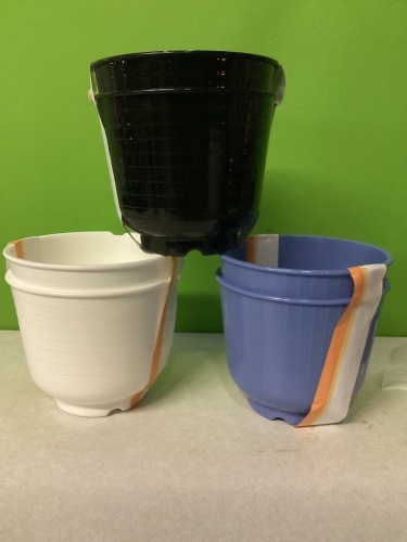 2 Pack Planters, LOT of 3 ,Small,  New, Retail - $5 - Lot 181