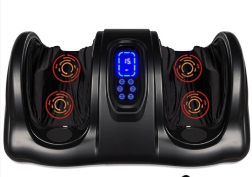 Therapeutic Foot Massager w/ High Intensity Rollers, Remote, 3 Modes, Like New, retail - $89.99 - Lot 186
