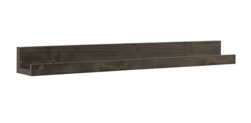 Holman Handmade Floating Ledge, Charcoal, 3', Like New, Retail - $149 - Lot 197